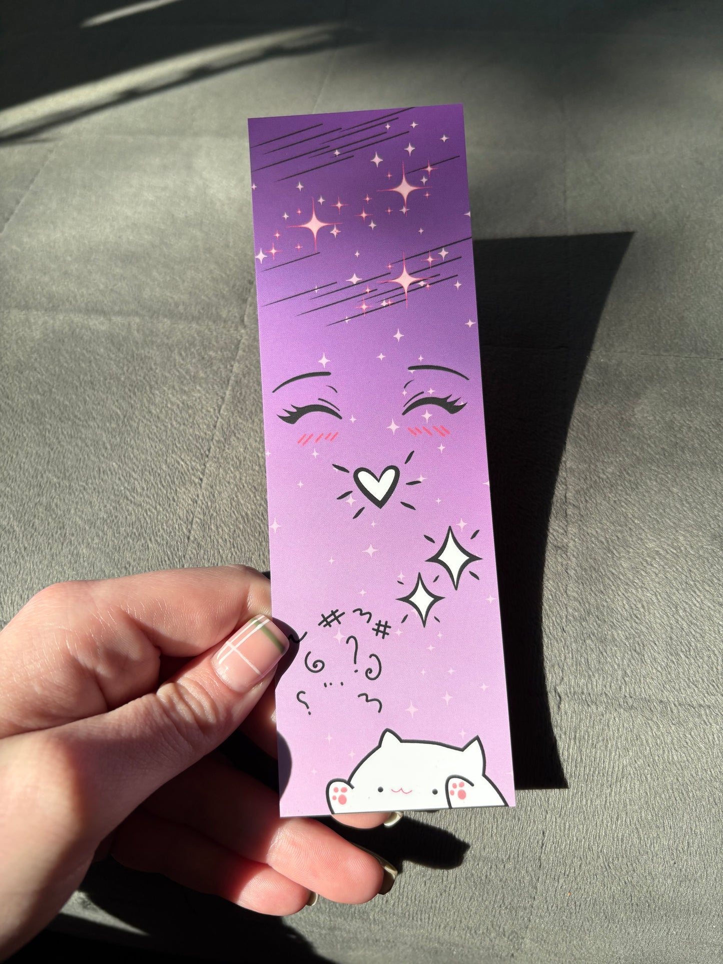 Anime inspired bookmark