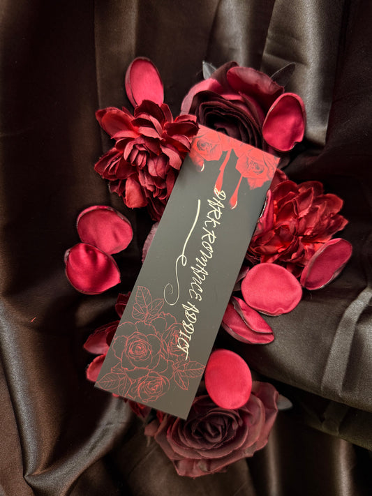 Dark romance addict bookmark