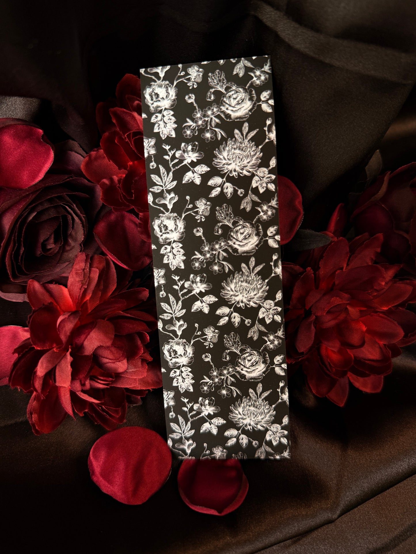 Dark romance inspired bookmark