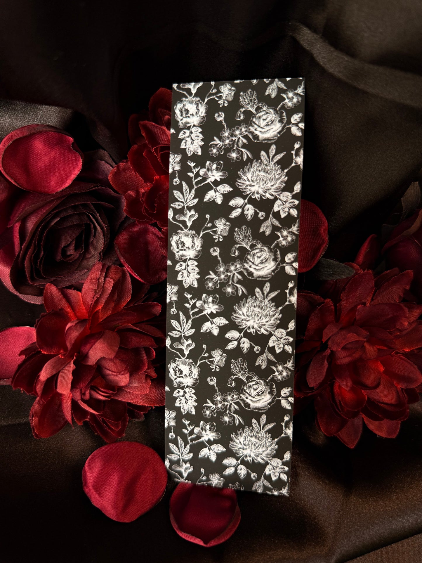 Dark romance inspired bookmark