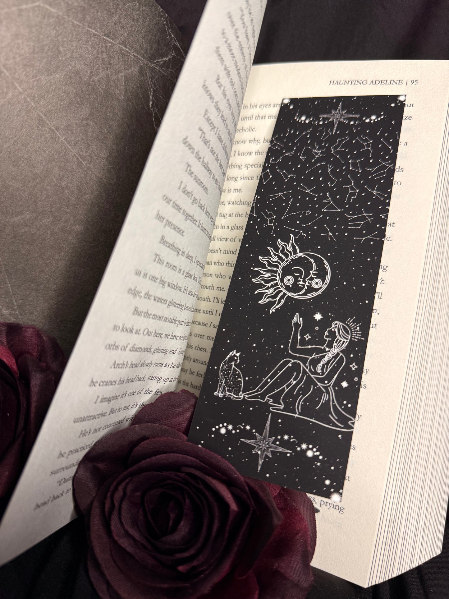 Celestial witchy bookmark