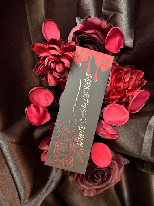 Dark romance addict bookmark