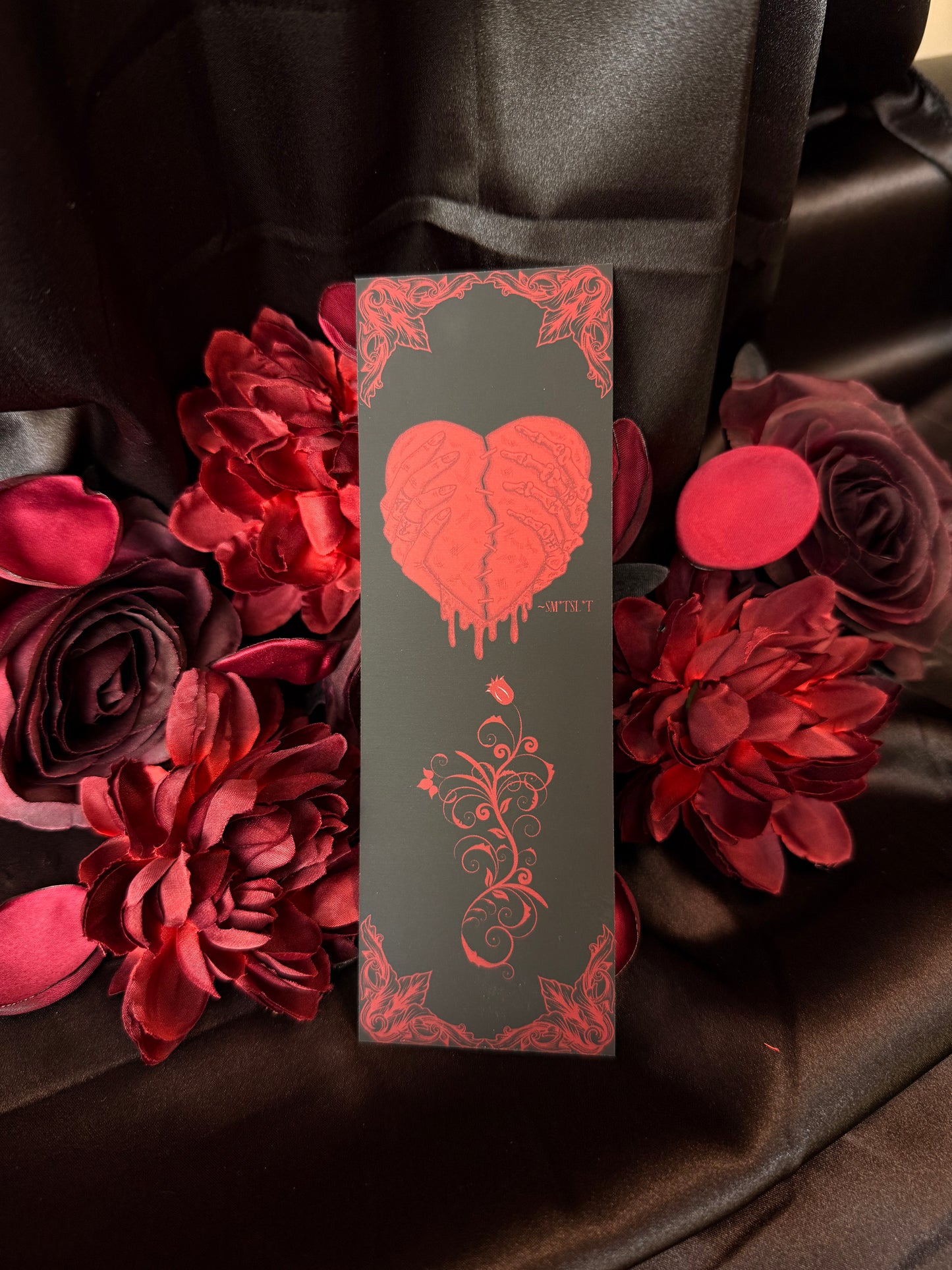 Dark romance addict bookmark