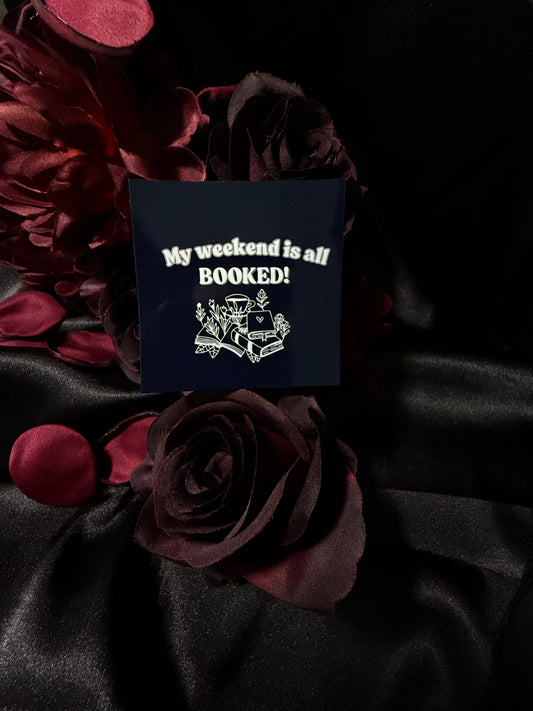 Weekend Booked! Sticker