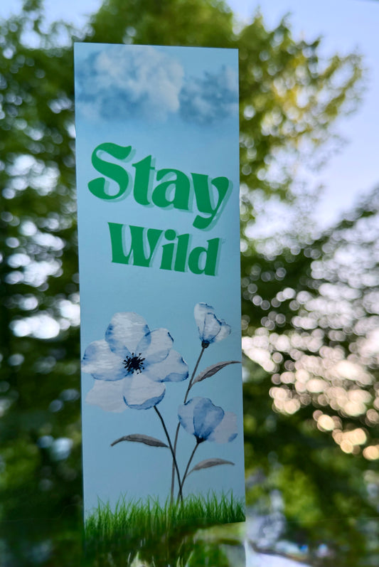 Stay Wild bookmark