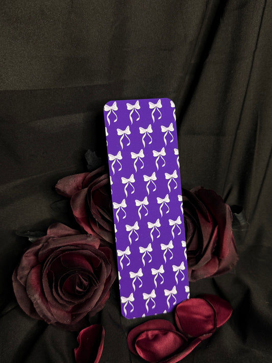 Purple ribbons bookmark
