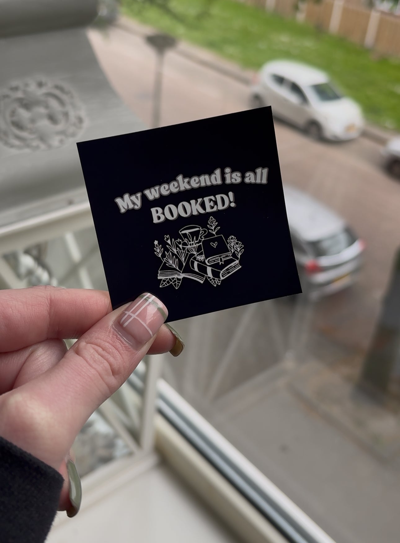 Weekend Booked! Sticker