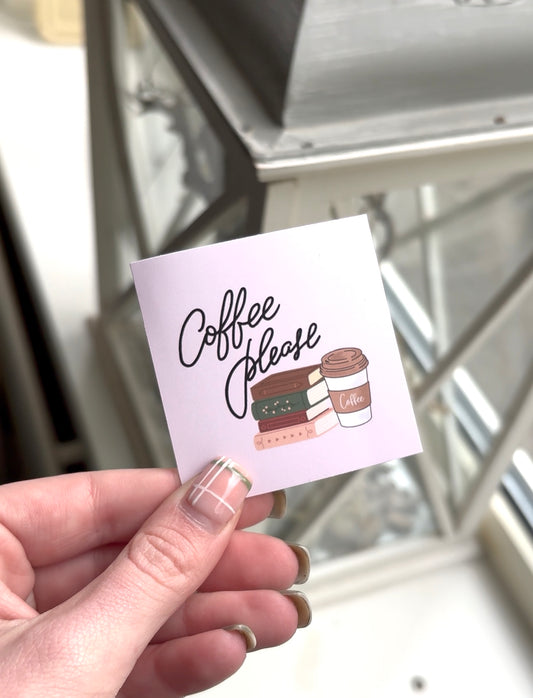 Coffee please! Sticker