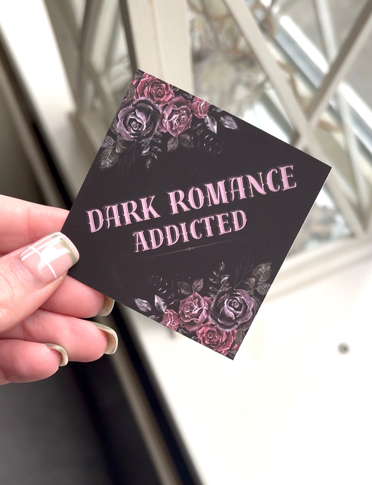 Dark romance sticker