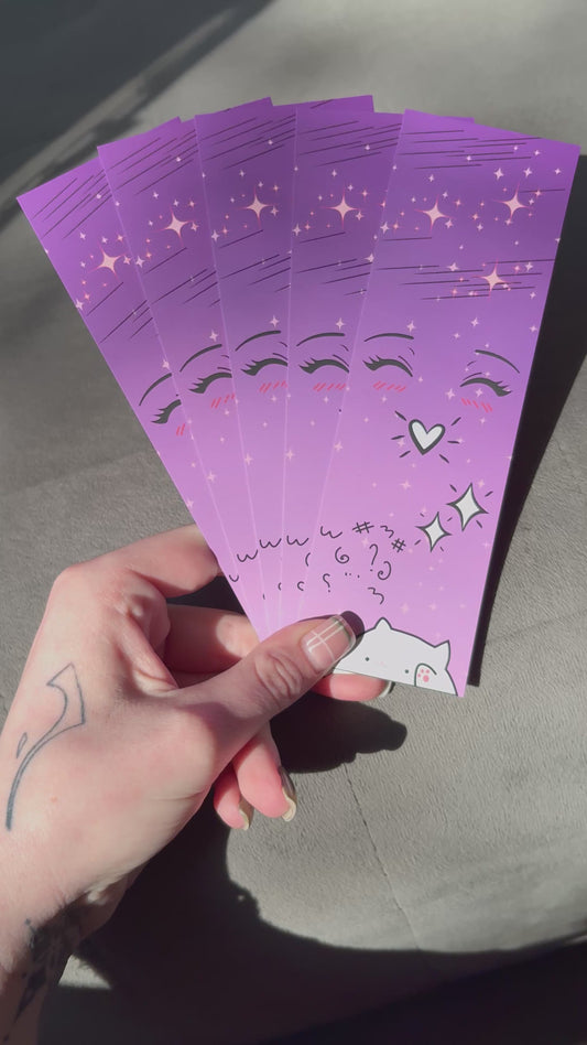 Anime inspired bookmark